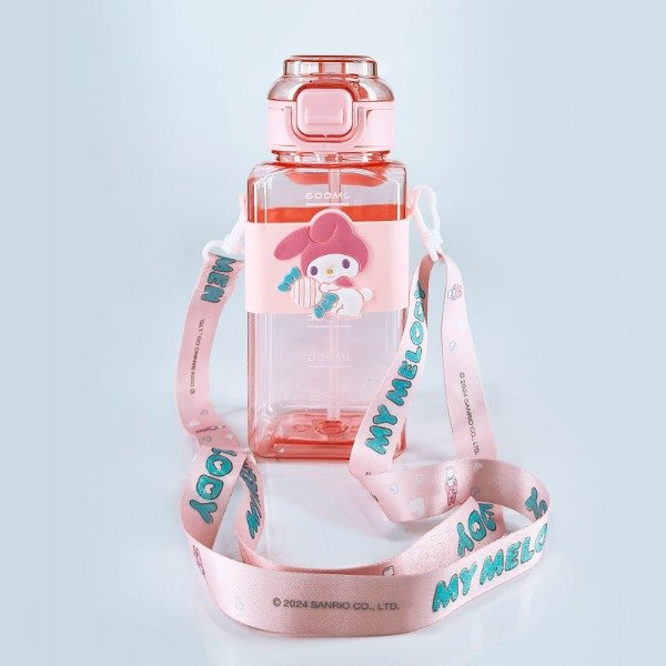 Producto - Botella cuadrada My Melody con correa