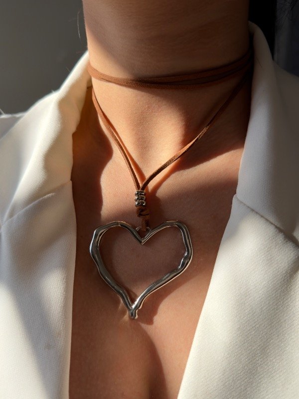Producto - Choker heart melt cacao