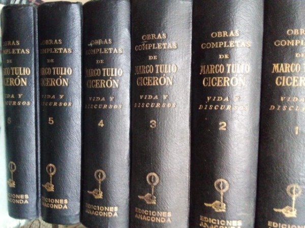 Producto - Obras completas - Marco Tulio Cicerón - Anaconda 1946 - 6 vols