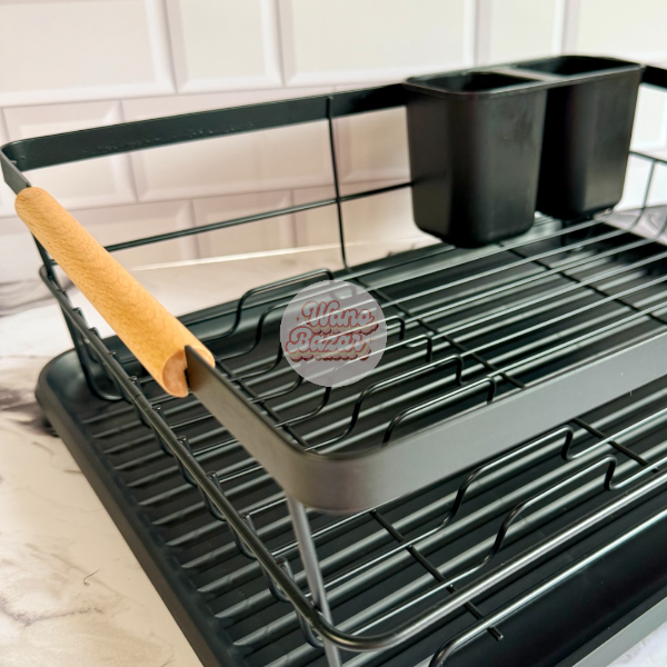 Producto - Escurridor de platos con bandeja y cubiertero