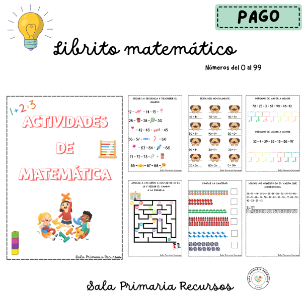 Producto - Librito matemático
