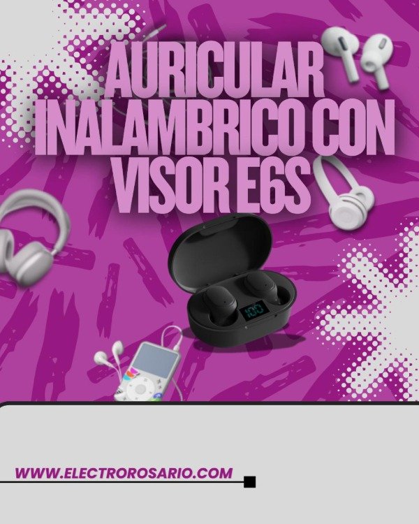Producto - AURICULAR INALAMBRICO E6S