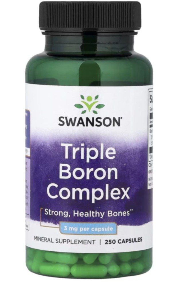 Producto - Swanson -Triple Boron Complex 3mg x 250  capsulas
