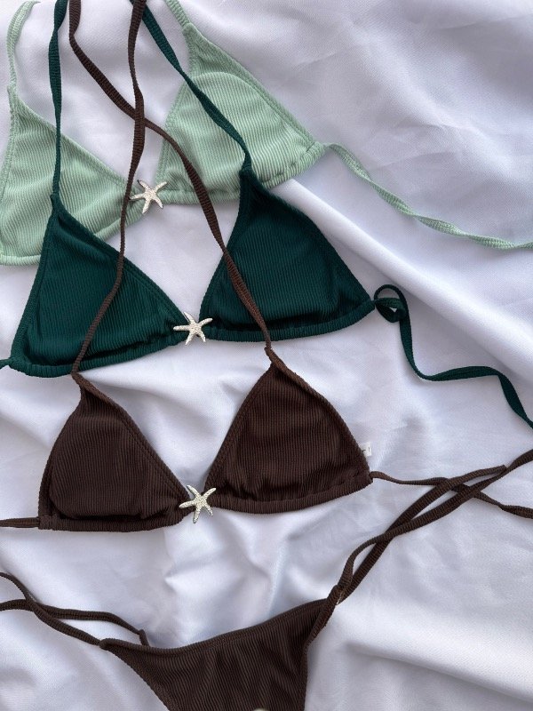 Producto - BIKINI MORLEY TRIANGULO C/ ESTRELLA - 0430 - 1 al 4