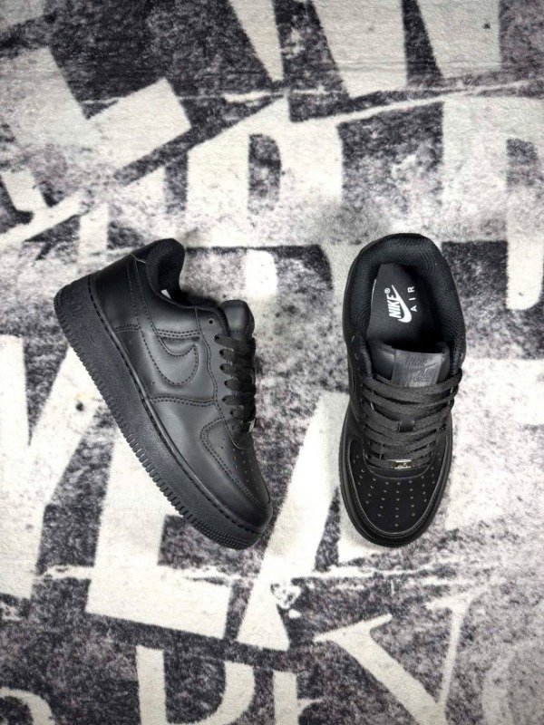 Producto - Air Force 1 "total black cuero" - 0