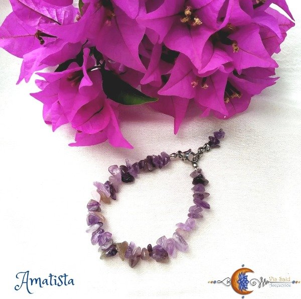 Producto - Pulsera "Wahi" - Amatista y Acero