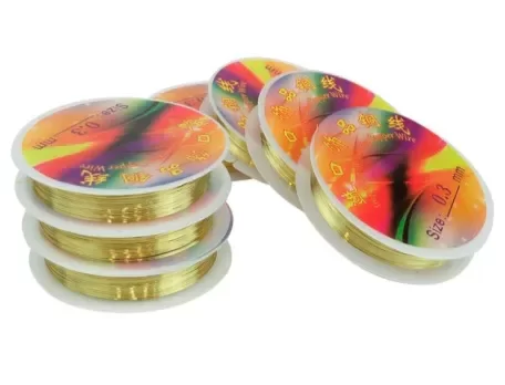 Producto - Alambre de cobre dorado 0,3mm