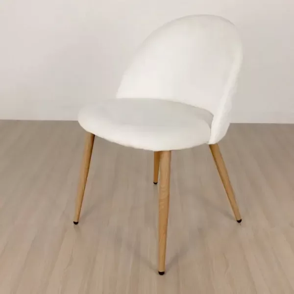 Producto - SILLA PRINCE TAPIZADA PANA BEIGE - 0