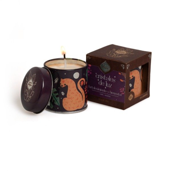 Producto - VELAS CRISTALES DE LUZ -Sagrada madre-