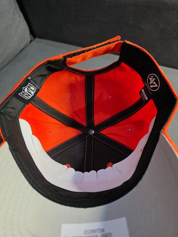 Cincinnati Bengals nfl orange 47 brand mvp adjustable velcro — imagen 6
