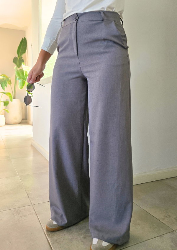 Producto - Pantalón AURA - Gris claro Melange