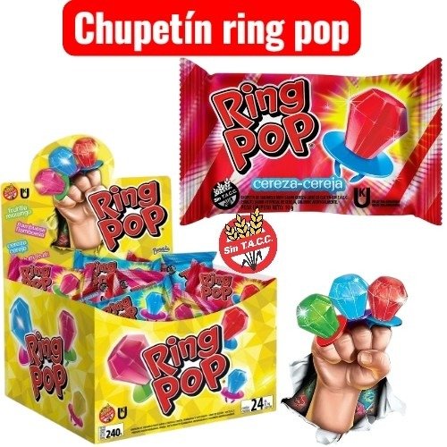 Producto - Chupetín ring pop x 10 unidades