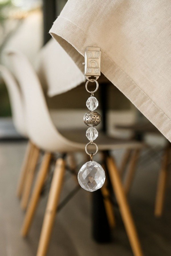 Producto - Pesas de mantel X4 unidades niquel cairel