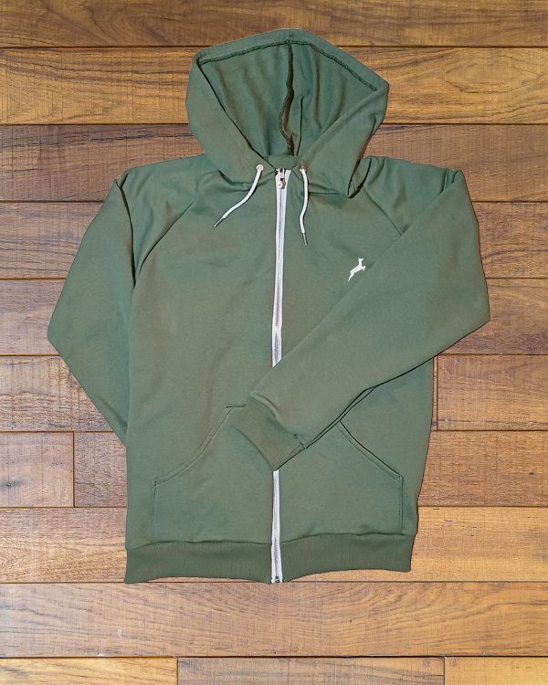 Producto - Campera Lisa Algodón M/e - Verde