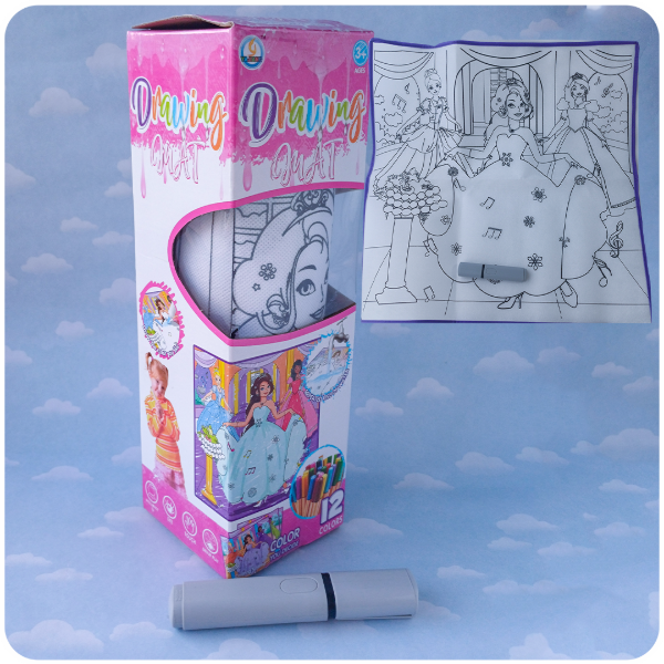 Producto - Alfombra Lavable para Pintar - Princesas