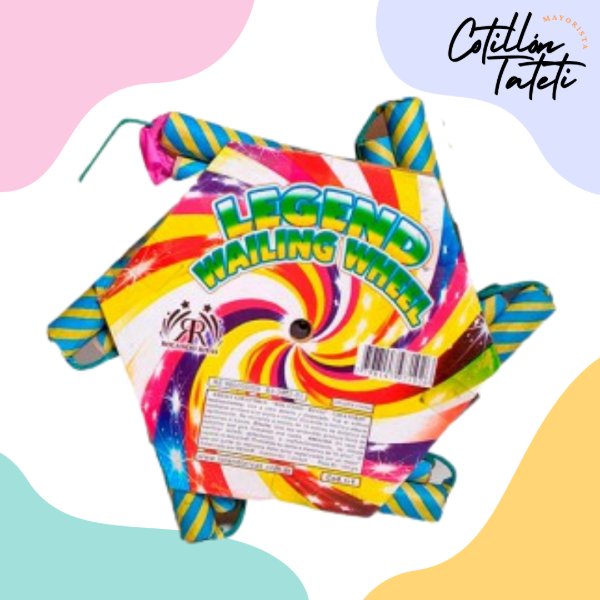 Producto - RUEDA GIRATORIA DE 6 CHISPEROS SILBADORES