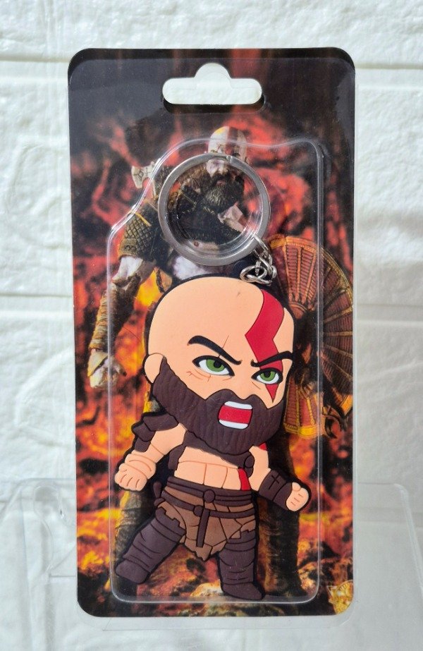 Producto - Llavero Kratos goma plano