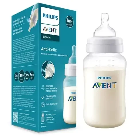 Producto - MAMADERA AVENT -  ANTI-COLIC - 260ML