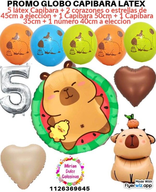 Producto - Primo globo carpincho sandía