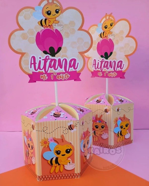 Producto - CENTRO DE MESA HEXAGONAL MAXI