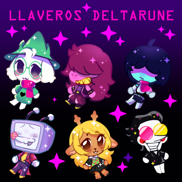 Producto - Llaveros Deltarune - 0