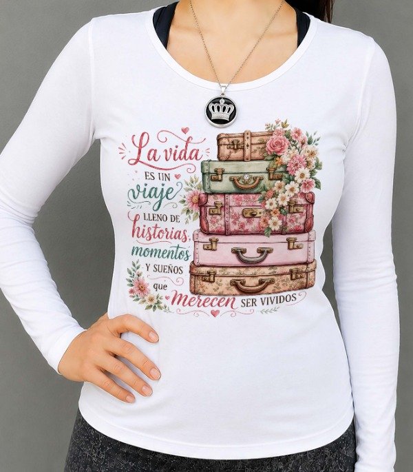 Producto - Remeras mangas largas Mujer Vintage Style - 3