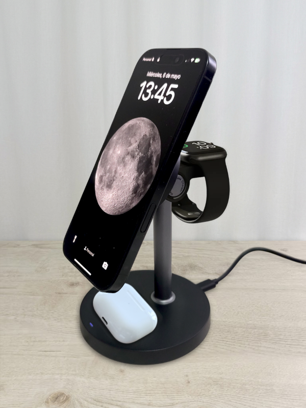 Producto - CARGADOR STAND 3 EN 1 PARA ECOSISTEMA APPLE