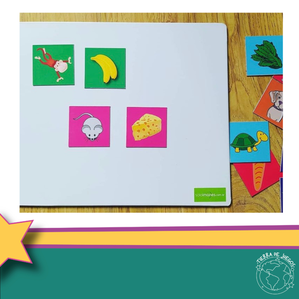 Producto - Juego imantado Animales y sus comidas