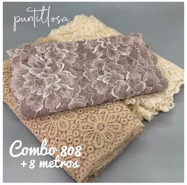 Producto - Combo 808- Puntilla Elastizada + 8 metros