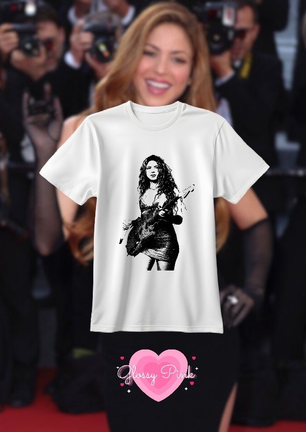 Producto - Remera Shakira Silueta - DTF