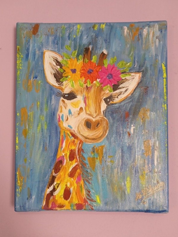 Producto - Cuadro Decorativo - Jirafa Presumida - 0