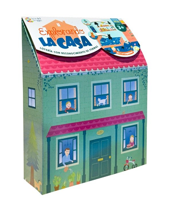 Producto - Explorando La Casa - Juego Didactico 3+