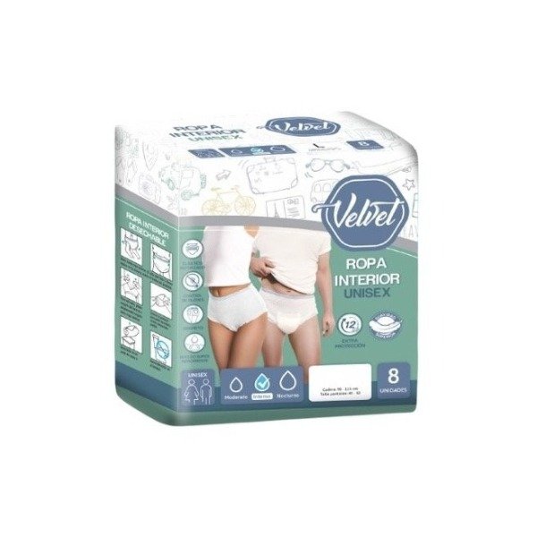 Producto - Ropa Interior Velvet unisex 8u.