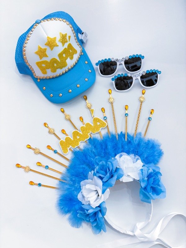 Producto - Conjunto Novios Argentina (Gorra-Vincha)