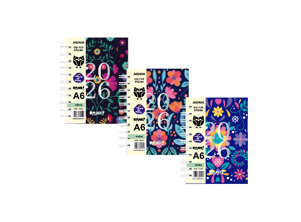 Producto - AGENDA A6 ROME DIA POR PAGINA - FRIDA