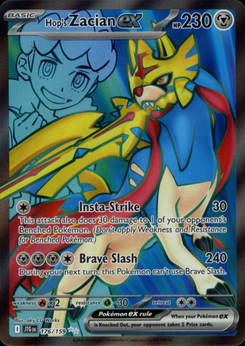 Producto - Hop's Zacian ex - 176/159 - Journey Together - Holo
