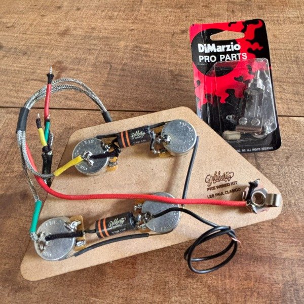 Producto - Circuito Tipo LP Premium Vástago Largo 10 mm + Llave Recta Larga 1101 Dimarzio