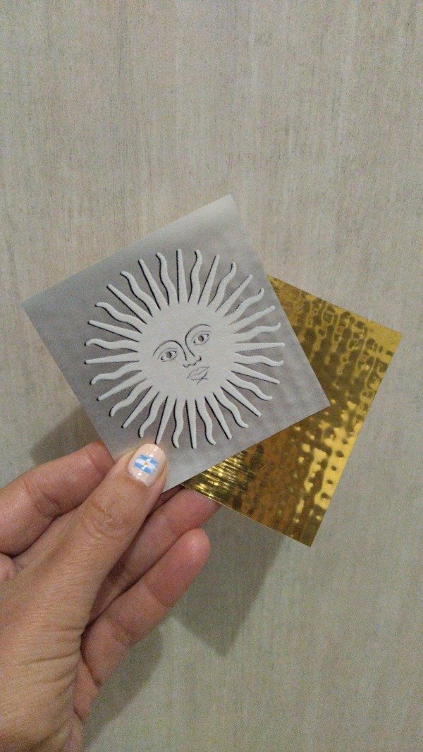 Producto - Termotransferible ORO Argentina #10 (7cm)