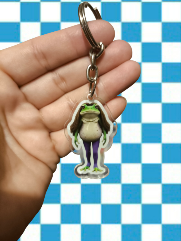 Producto - Llavero acrílico Sapo Parado