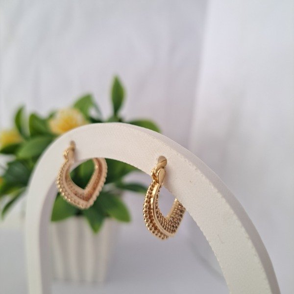 Producto - Aros Gota con Strass - Código: 000056 - 0