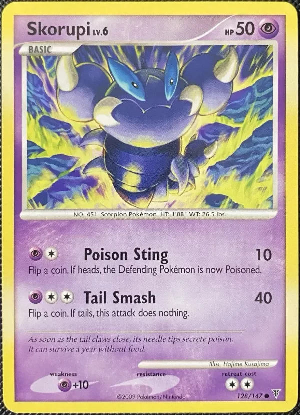 Producto - Skorupi 128/147 Supreme Victors Pokemon