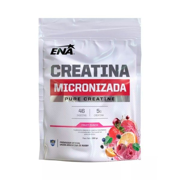 Producto - Creatina Ena Sport Micronizada Sabor Fruit Punch 300g