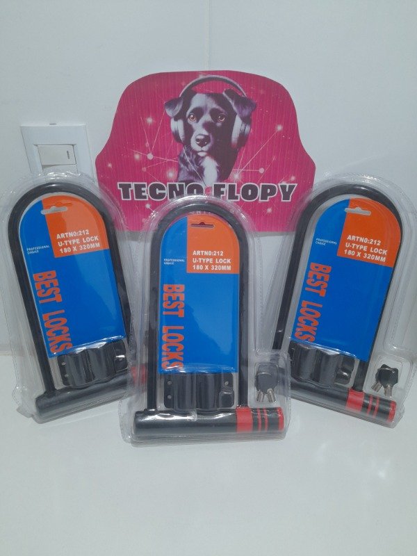Producto - Cadena trabarueda traba rueda bici moto Best locks  180x320mm