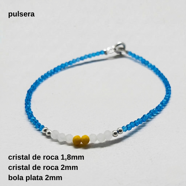 Producto - PULS #FP - Pulsera cristal de roca Argentina (DOLAR)