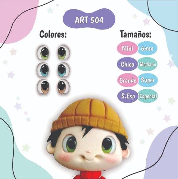 Producto - Ojito 3D art 504 Sofia Gomez