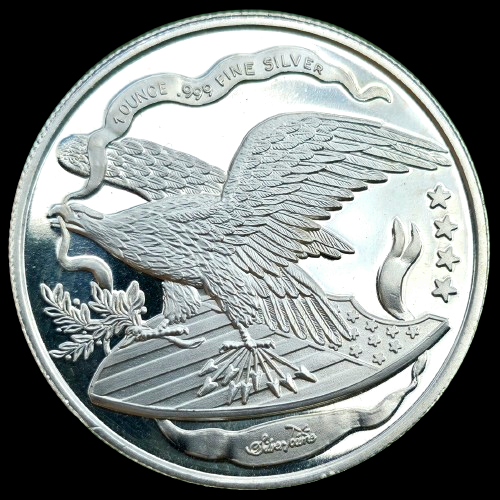 Producto - Estados Unidos Onza Troy Plata 999 M-66 Águila sobre Escudo PROOF