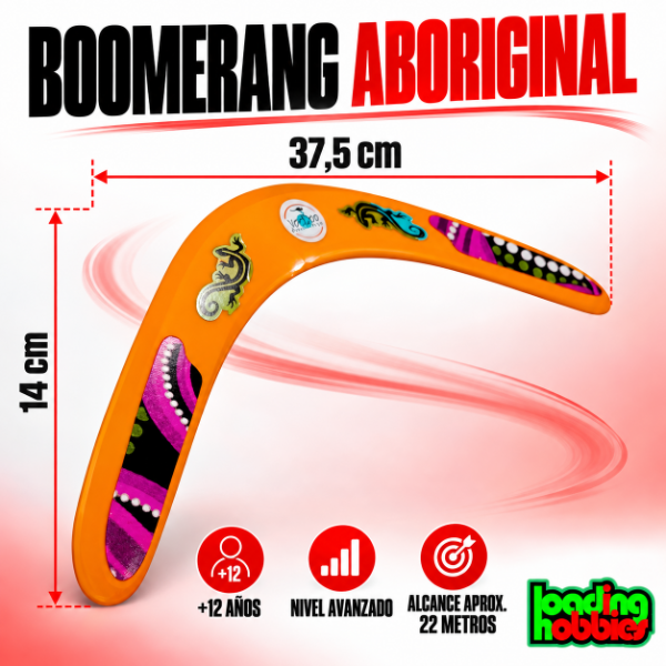 Producto - Combo Boomerang Aboriginal + Boomerang Star Indoor Voodoo - 3