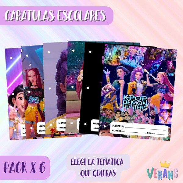 Producto - Caratulas Escolares Numero 3