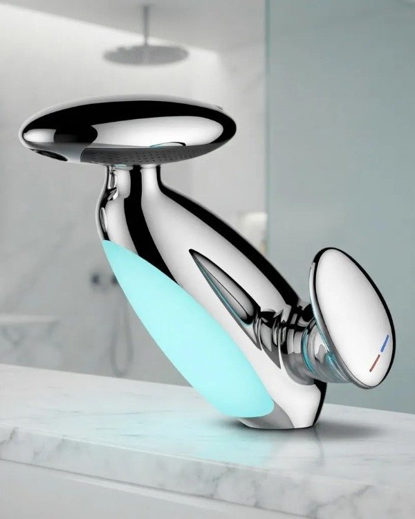 Producto - Grifería Monocomando Inteligente Orgánica Con Panel Led Sensorial Premium - 3