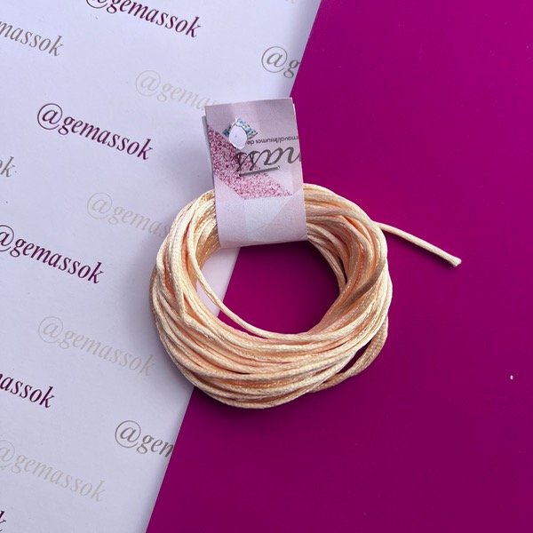 Producto - Cordón de seda Salmon